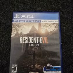 PS4 Resident Evil Biohard Videogame***