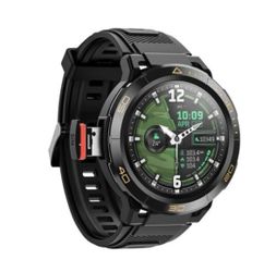UNIWA DM300 4G Android Watch Phone, 2GB+16GB, 1.43 inc Unisoc SL8541E Quad Core, Support Heart Rate / Blood Oxygen(Black)
