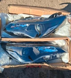 15-17 Toyota Camry Headlights Faros Calaveras Micas Luces Lamps