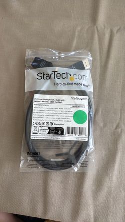 StarTech 3ft DisplayPort 1.2 Cable with Latches