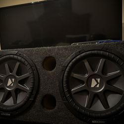 Two 12” Kicker Comp Vr Subwoofers