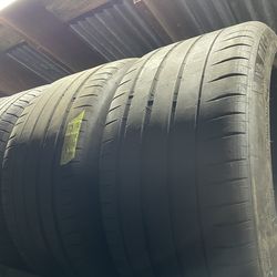 2 USED 32535R22 Michelin All Season tires for $180 installed and balance. 60% tread left .  325 35 22 325 35 R 22 325/35/22 325/35/R22 Alignmen