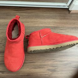 Red Mini Ugg Boots 