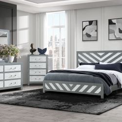Queen Bedroom Set In Stock For Immediate Delivery 