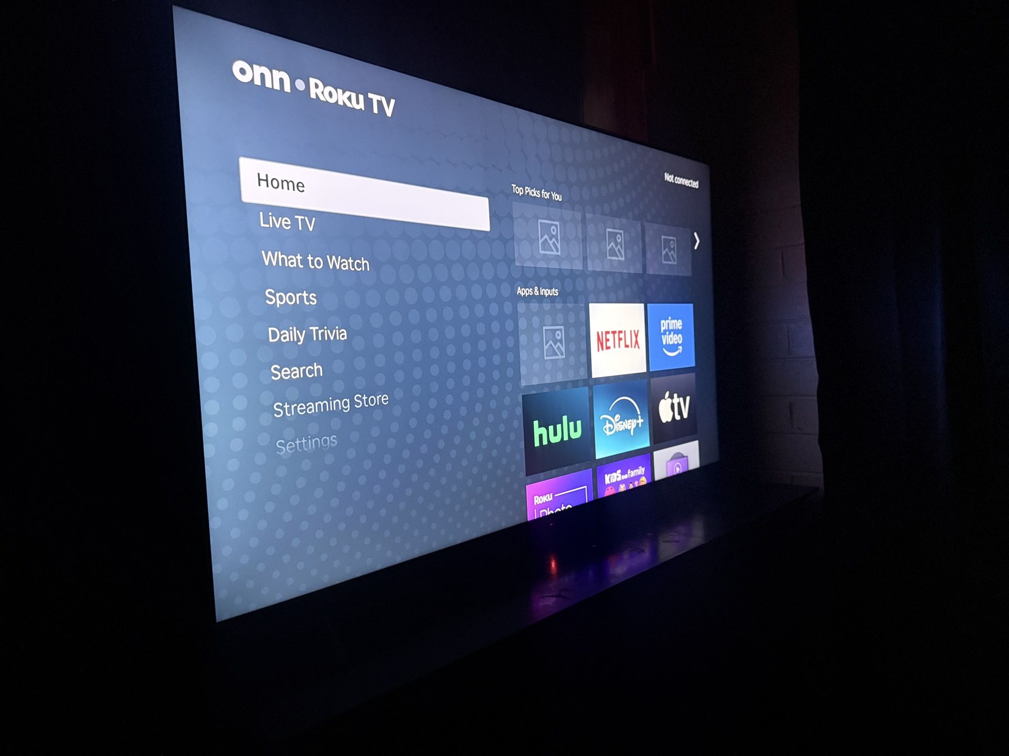 65” Onn Smart TV