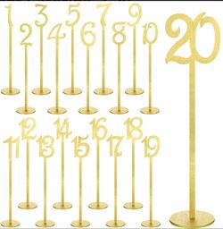 Table Numbers