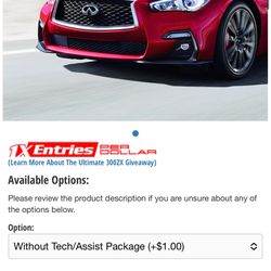 Infiniti Q50 Redsport Bumper 