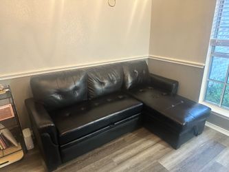 Black Sectional couch