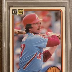 1983 DONRUSS #168 MIKE SCHMIDT PHILLIES HOF PSA 8