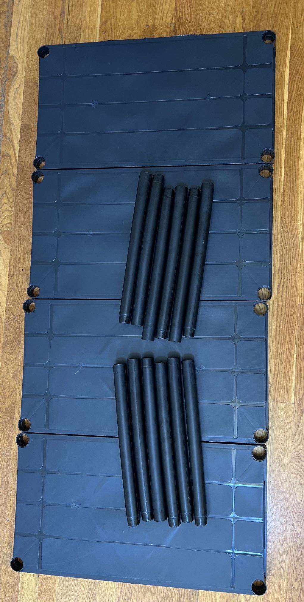 Heavy Duty Plastic Shelving Unit