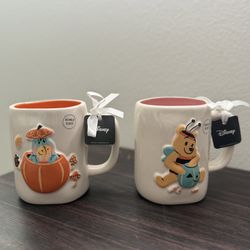 Disney Eeyore And Winnie The Pooh Mugs