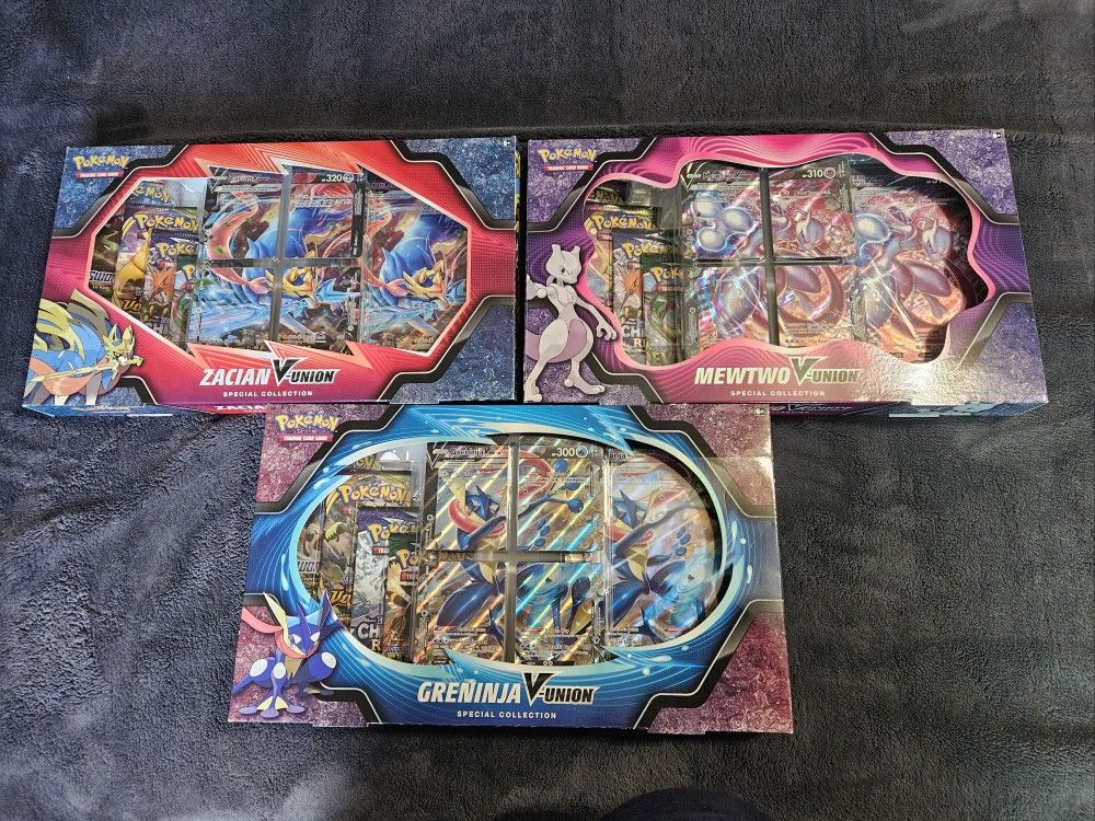 V-union Special Collection Set Of 3 Pokemon Cards