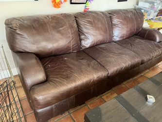Free Leather Couch