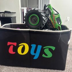 Toy Box With Toys