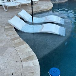 Pool Ledge Loungers