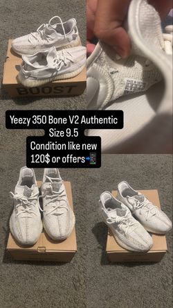 Adidas Yeezy Boost 350 V2 Bone Size 9.5