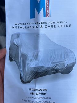 M Car Covers Waterproof Car Cover – Like New (Open Box)