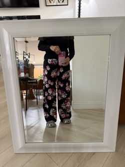 White Large Mirror