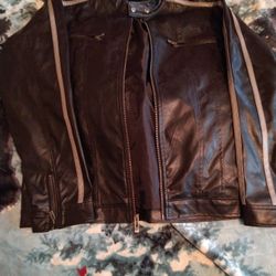 Point Zero XL Leather Jacket