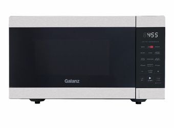 Galanz 0.9 cu. ft. Air Fry Countertop Microwave, 900 Watts, Stainless Steel