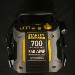 Stanley Fatmax 700 Peak Amp Jump Starter with 120 PSI Compres