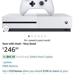 Xbox One S 1TB Hard drive Like New No Box