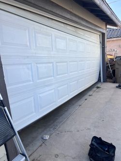 Garage doors off track
