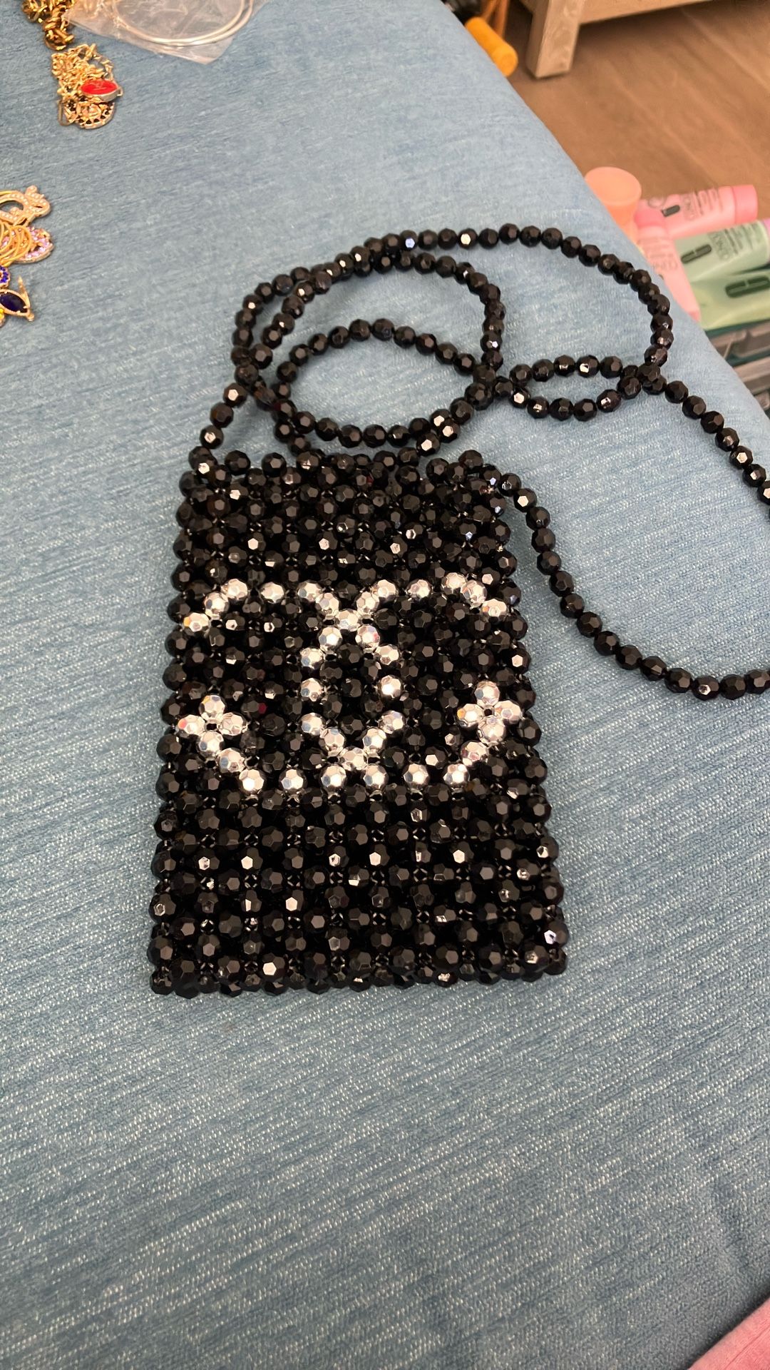 CC BEADED PURSE