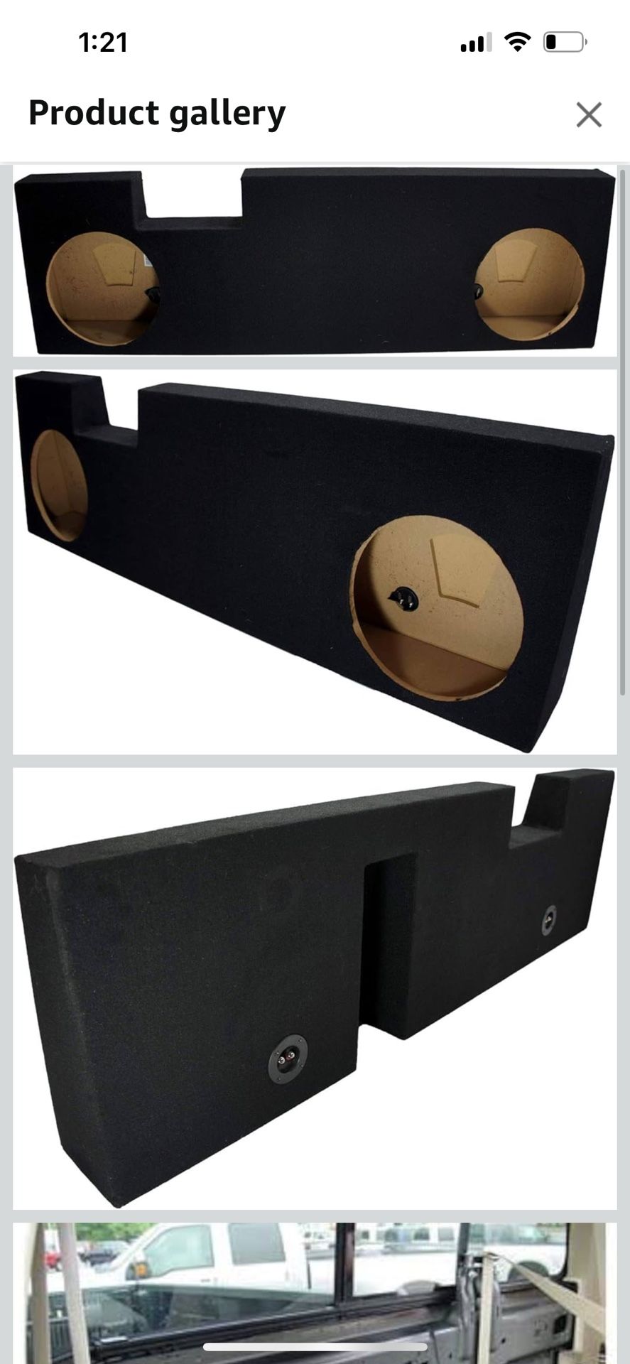 08 F250-350 12 Inch Sub Box 