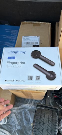 Zengtumy Black Fingerprint Smart Lock