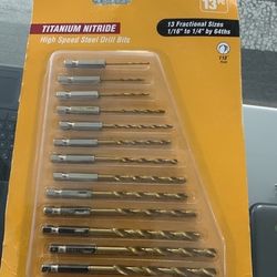 Warrior Titanium Nitride High Speed Steel Drill Bits.