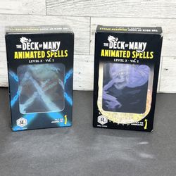 Hit Point Press The Deck of Many Animated Spells cards lot of 2 packs 