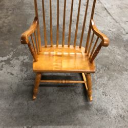 Perfect condition solid wood rocking chair