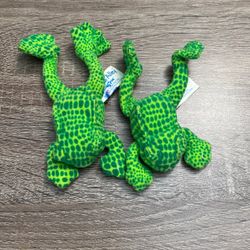 Little FROG PLUSH 2001 MCDONALDS TOYS R US ANIMAL ALLEY HOPKINS VINTAGE