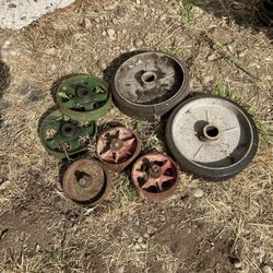 Lot Group Of Solid Wheels, 12”; 8”; 6”