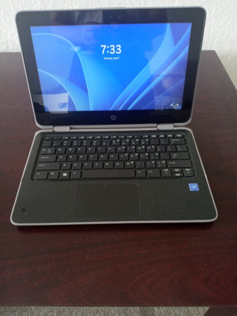 HP ProBook x360 11 G3 EE 2 in 1 Laptop, 11 Inch, 1.1GHz Intel Celeron N4100, 4GB RAM, 128GB SSD, Windows 11 Pro