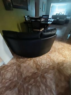 Black sofa sectional