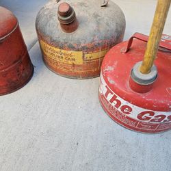 Vintage Metal Cans 