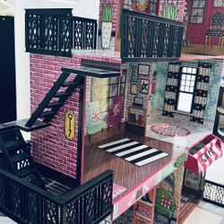 5 Foot Tall Wooden Dollhouse / Loft House By KidKraft