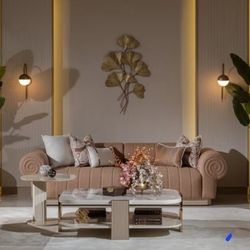 Belegrande Warm Brown 3-Seat Sofa🚚📦🎗