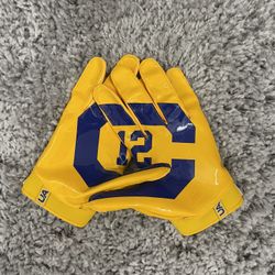 Cal Under Armour Football Gloves