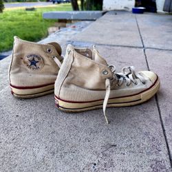 VTG 50s 60s Mens Converse All Star Chuck Taylor Blue Label Rare USA Made Sz 7 1/2