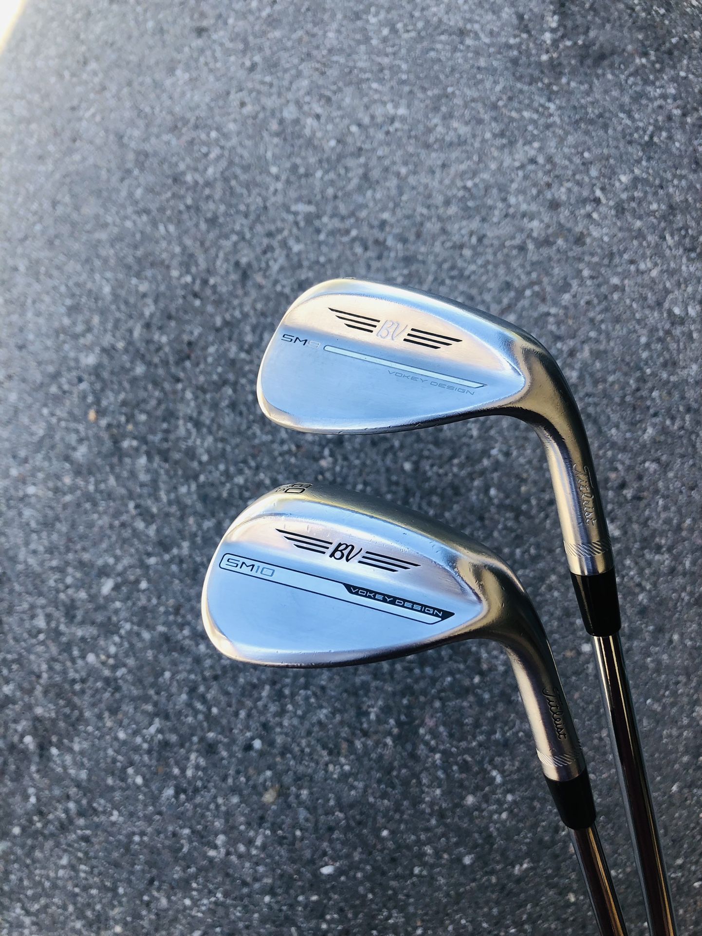 Titleist Vokey SM9 54*  & SM10 60*  Tour Chrome Wedge Set