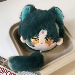 Wowei Genshin Impact Plush Pendant Dumpling Doll Keychain Anime Plush Doll Character Ball Head Toy