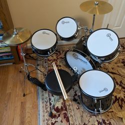 Junior Drum Set – Gammon 5-Piece Kit – Great Condition!