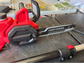 New craftsman 10 inch chainsaw with extendable pole attachment