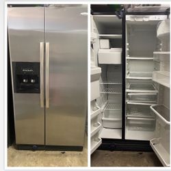 Used Stainless Steel Refrigerator Whirlpool 