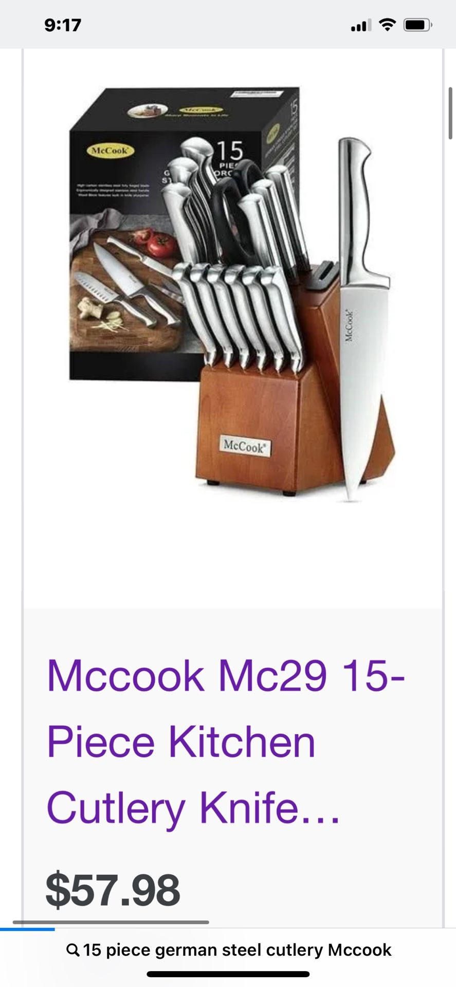 GERMAN FORGED STAINLESS STEEL CUTLERY SET