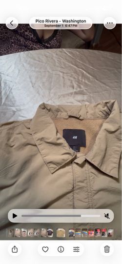 H & M baige jacket