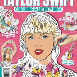 Taylor Swift Colouring & Activity Book - The Original Swifties Must Have By Popular demand!: Over 35 Amazing Illustrations, Puzzle, Fun Facts & Quizze
